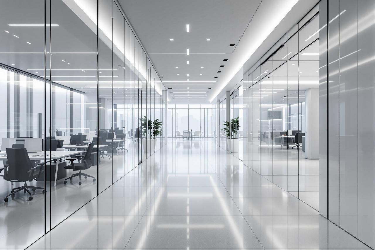 萱萱影视CEO专访现代化办公室场景